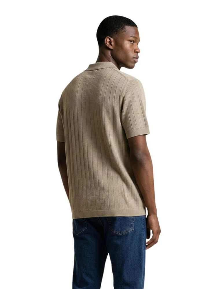 Beige Cotton Polo Shirt alternative