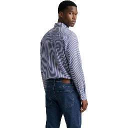 Bicolor Cotton Dress Shirt