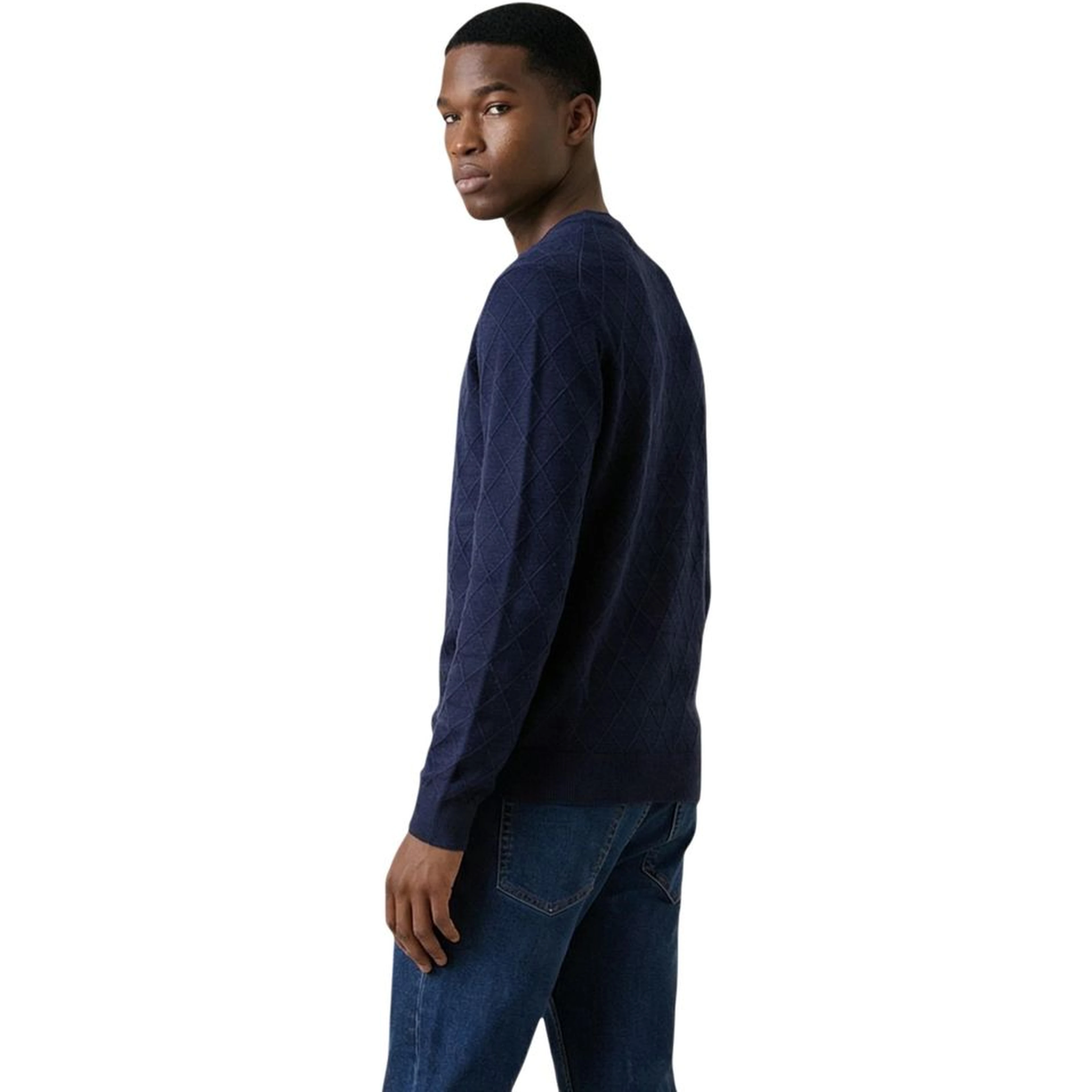 Blue Viscose Sweatshirt