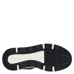 Green Polyester Athletic Sneakers
