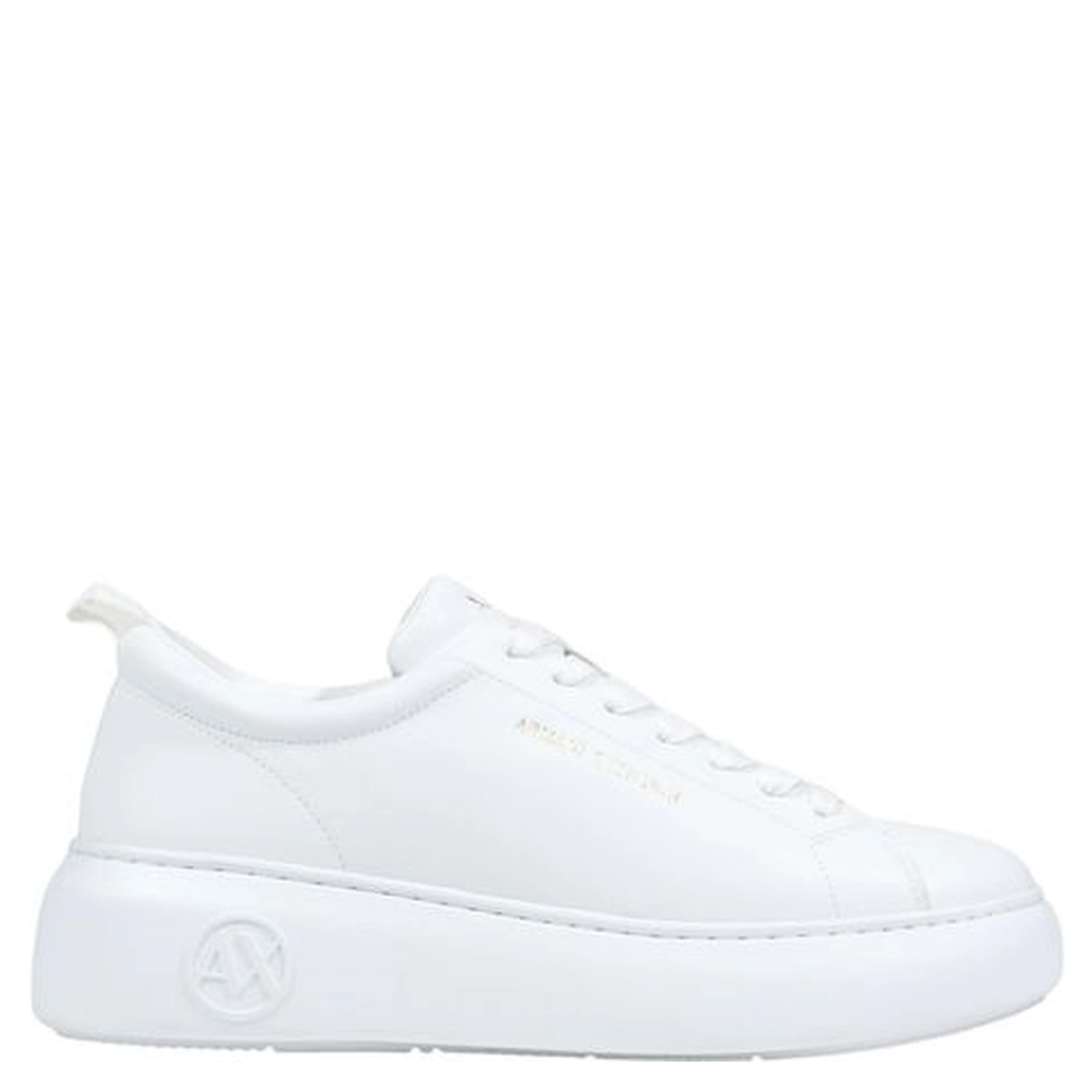 White Leather Chunky Sneakers