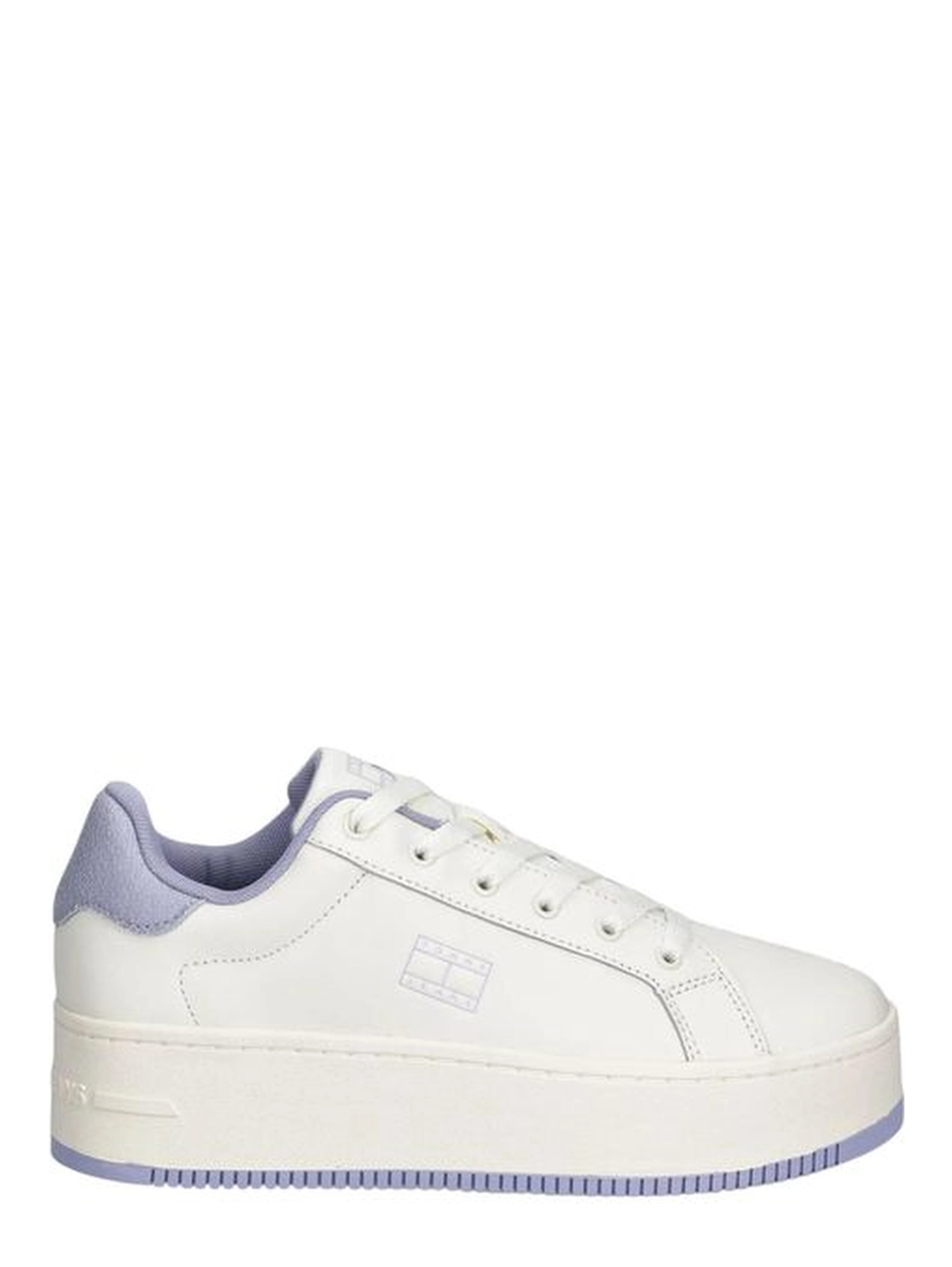 White Leather Chunky Sneakers