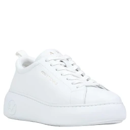 White Leather Chunky Sneakers