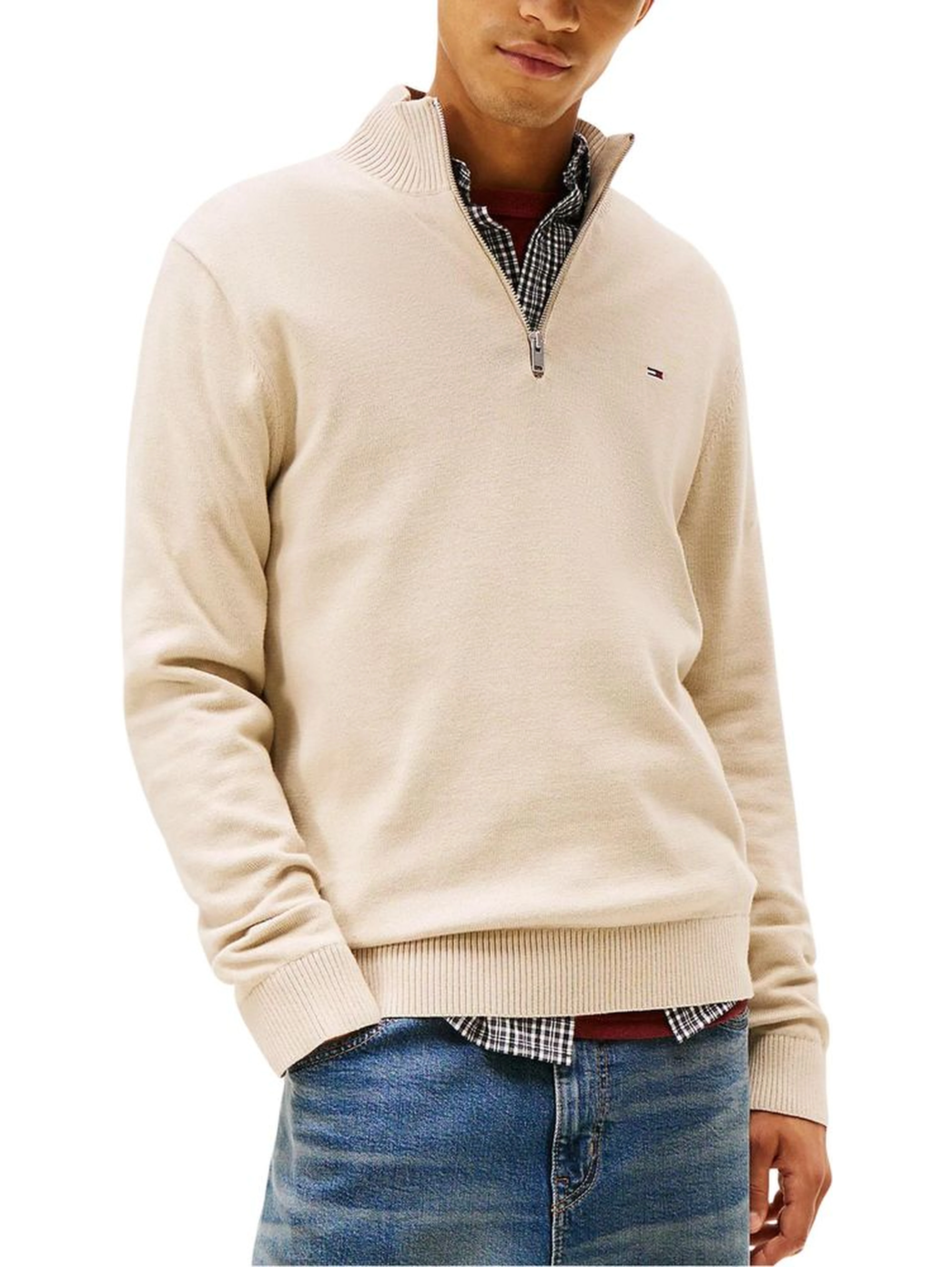 Beige Organic Cotton Sweatshirt