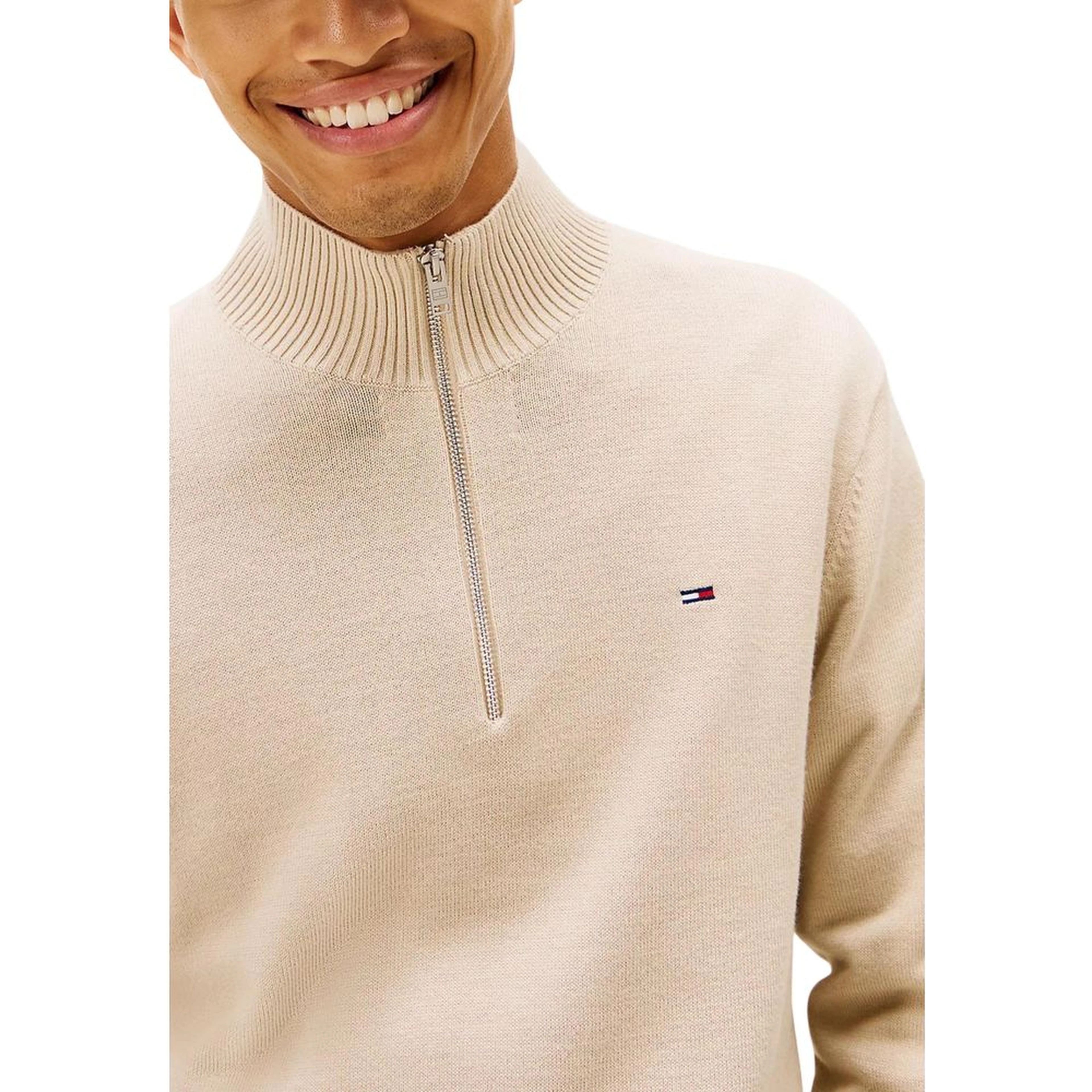 Beige Organic Cotton Sweatshirt