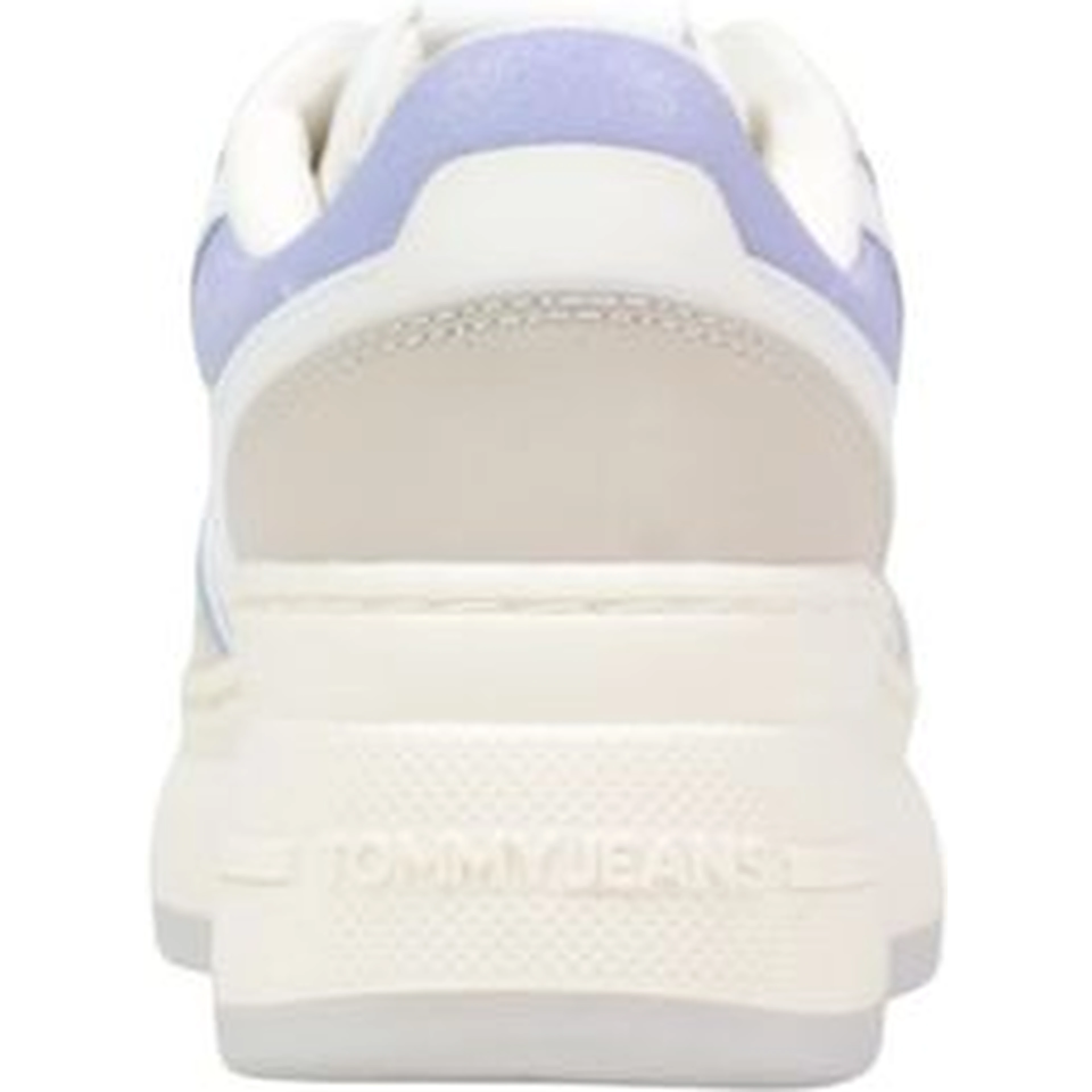 White Suede Leather Chunky Sneakers