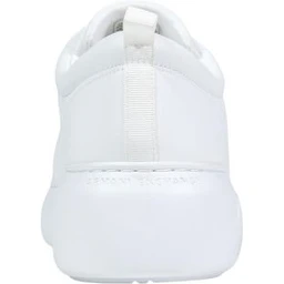 White Leather Chunky Sneakers