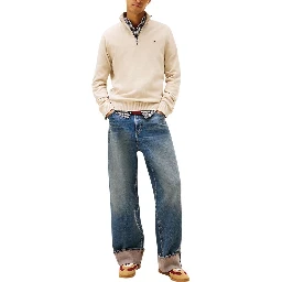 Beige Organic Cotton Sweatshirt