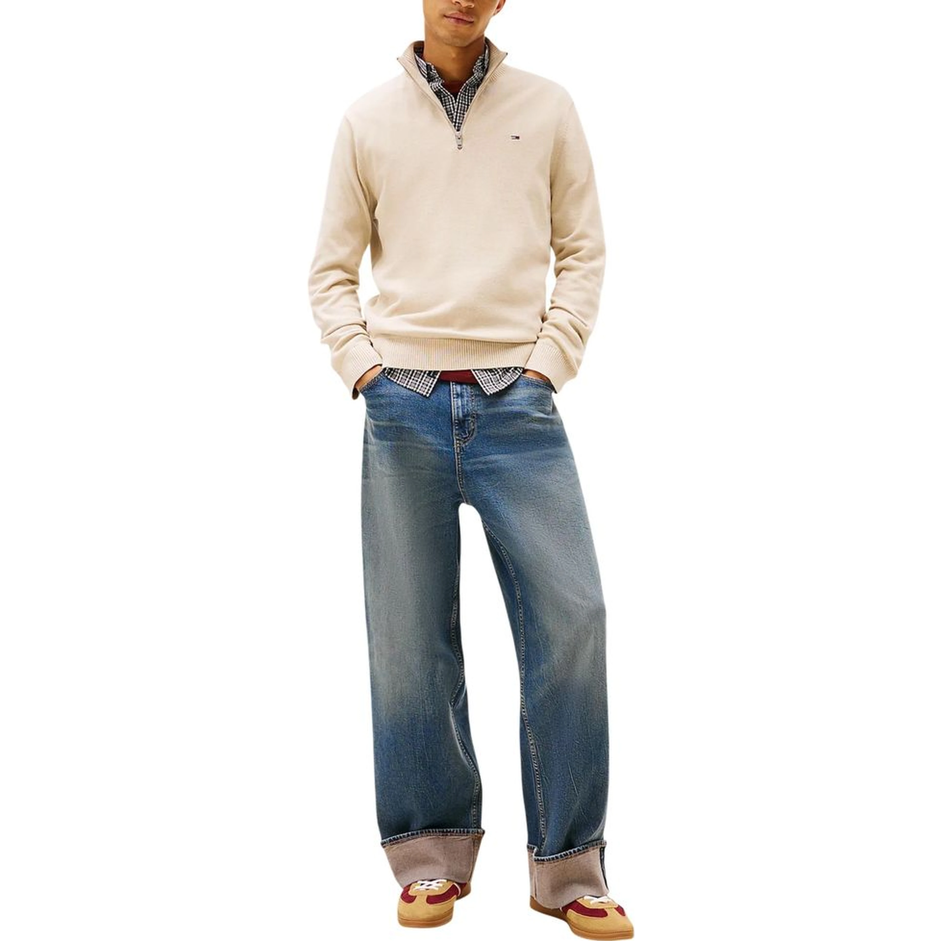 Beige Organic Cotton Sweatshirt
