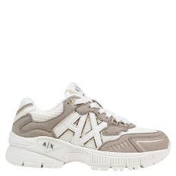 Brown Polyamide Athletic Sneakers