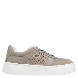 Brown Polyamide Athletic Sneakers
