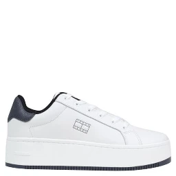 White Leather Chunky Sneakers
