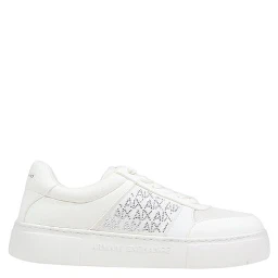 White Polyamide Athletic Sneakers