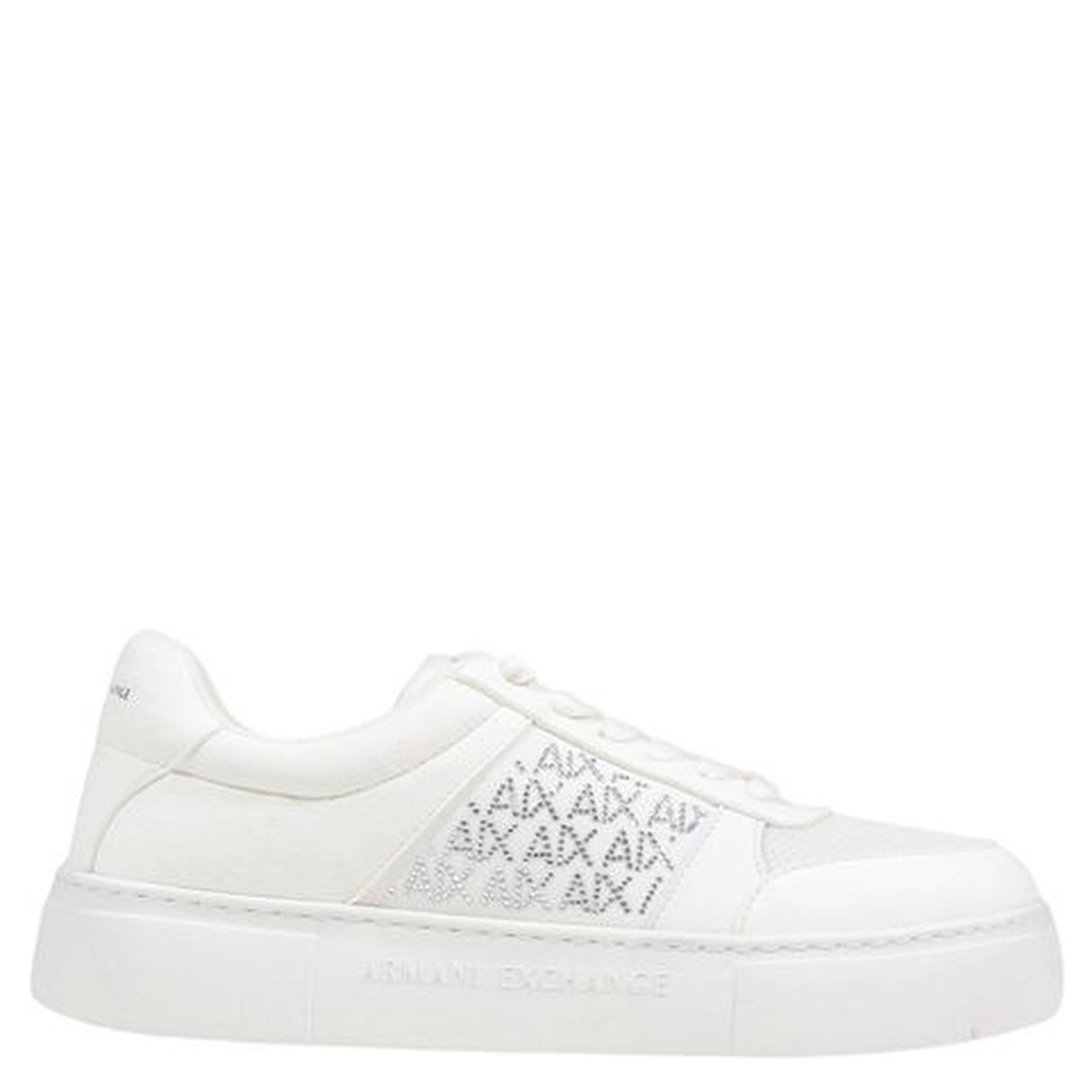 White Polyamide Athletic Sneakers