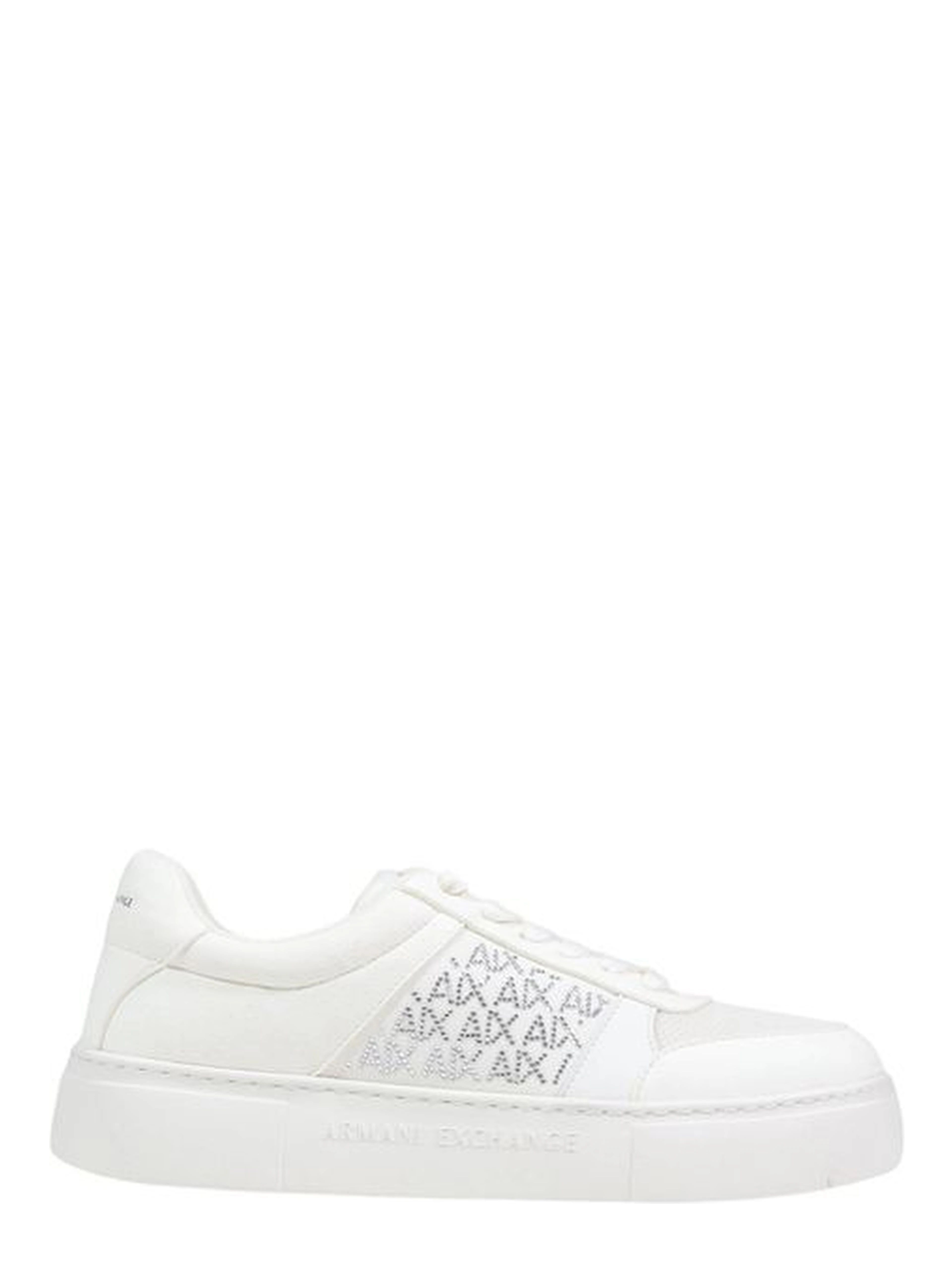 White Polyamide Athletic Sneakers