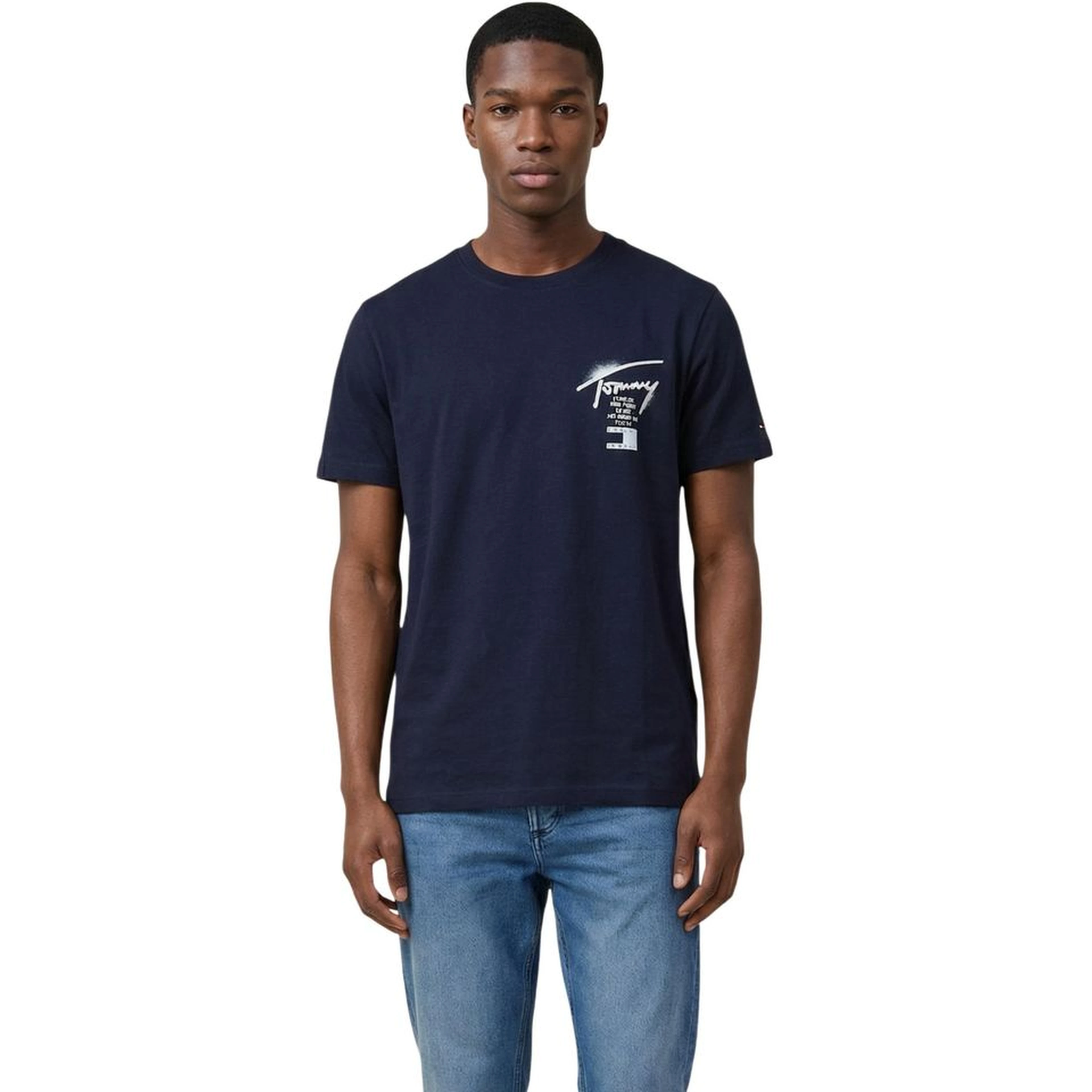 Blue Recycled Cotton T-Shirt