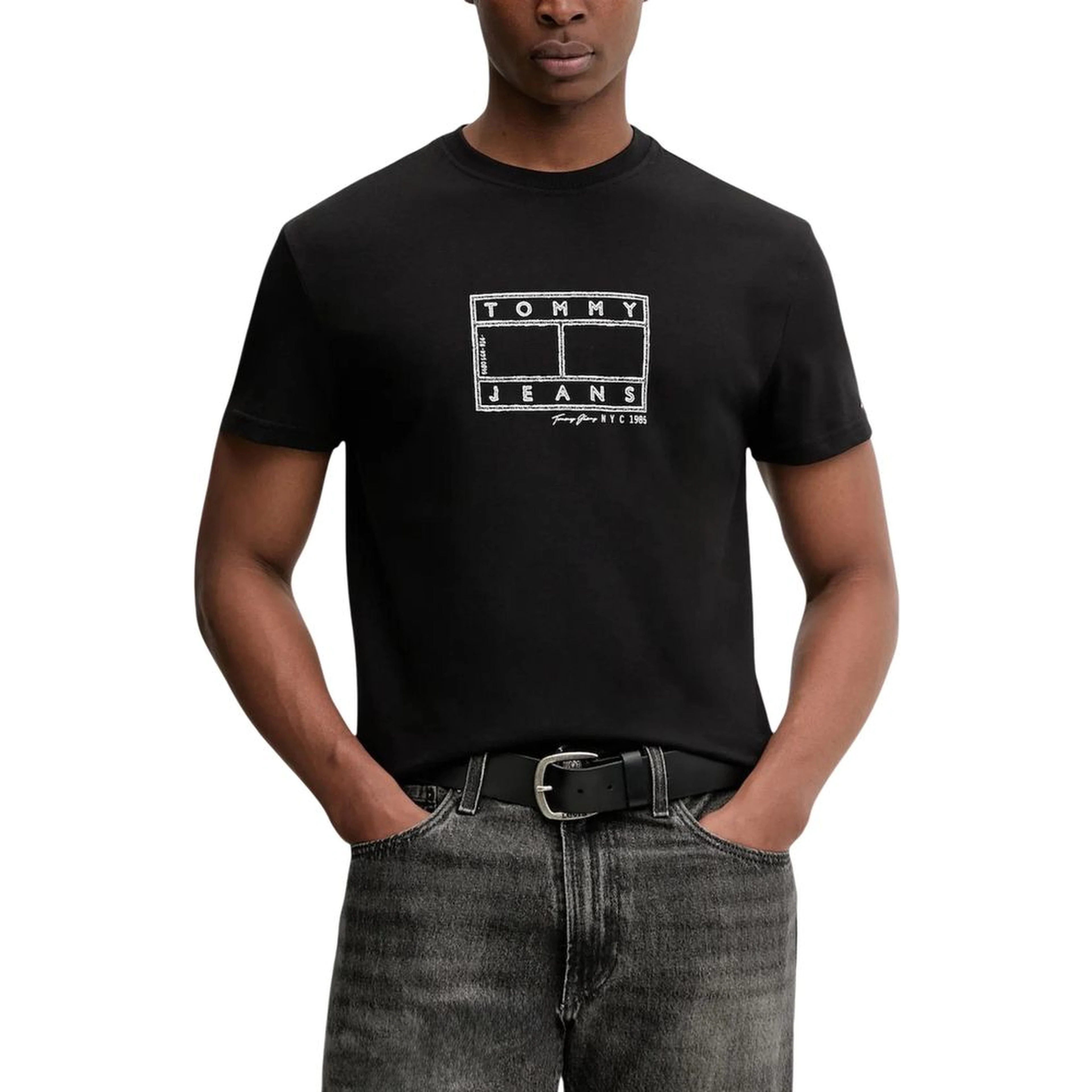 Black Recycled Cotton T-Shirt