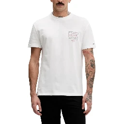 Cream Recycled Cotton T-Shirt
