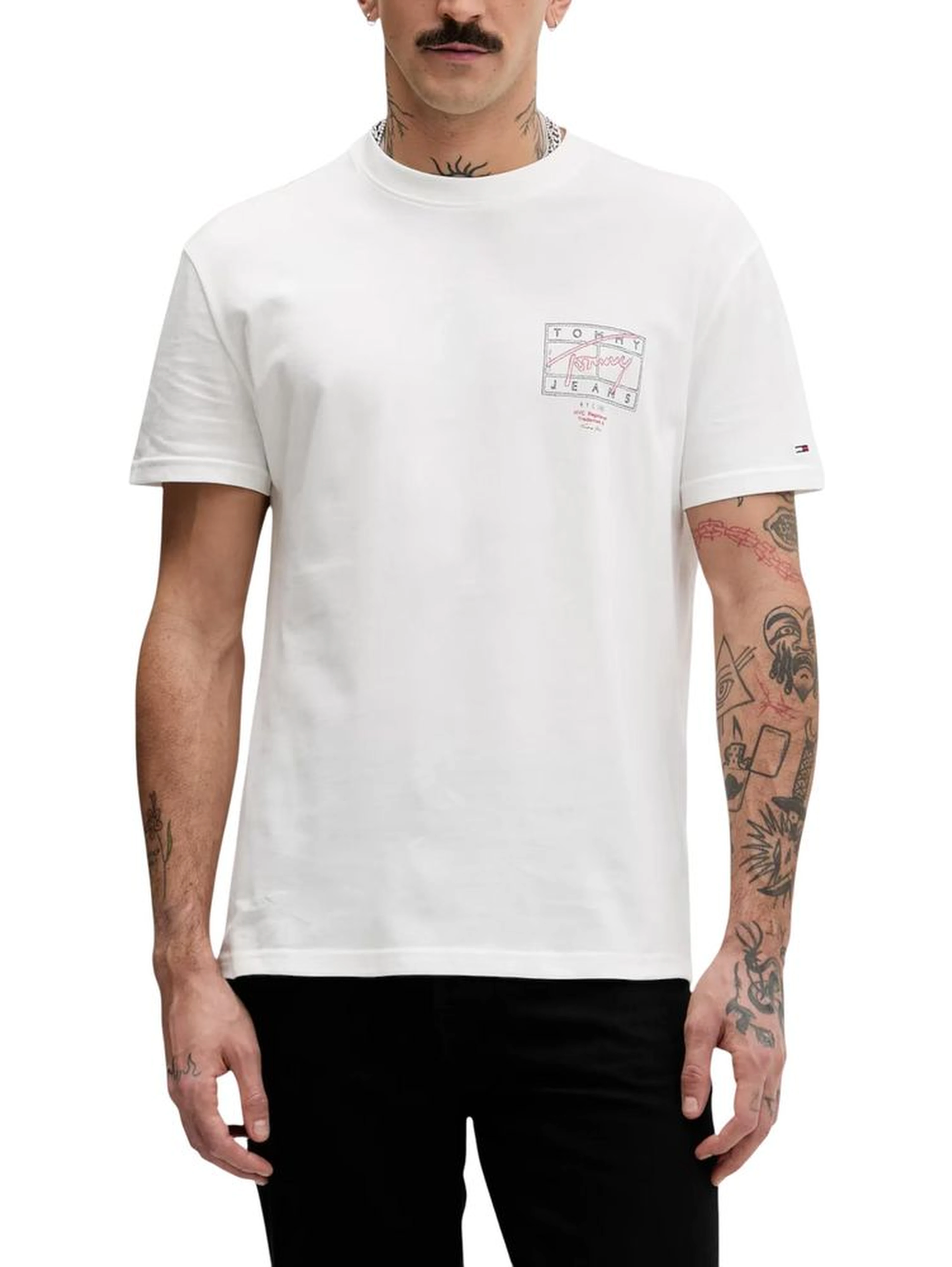 Cream Recycled Cotton T-Shirt