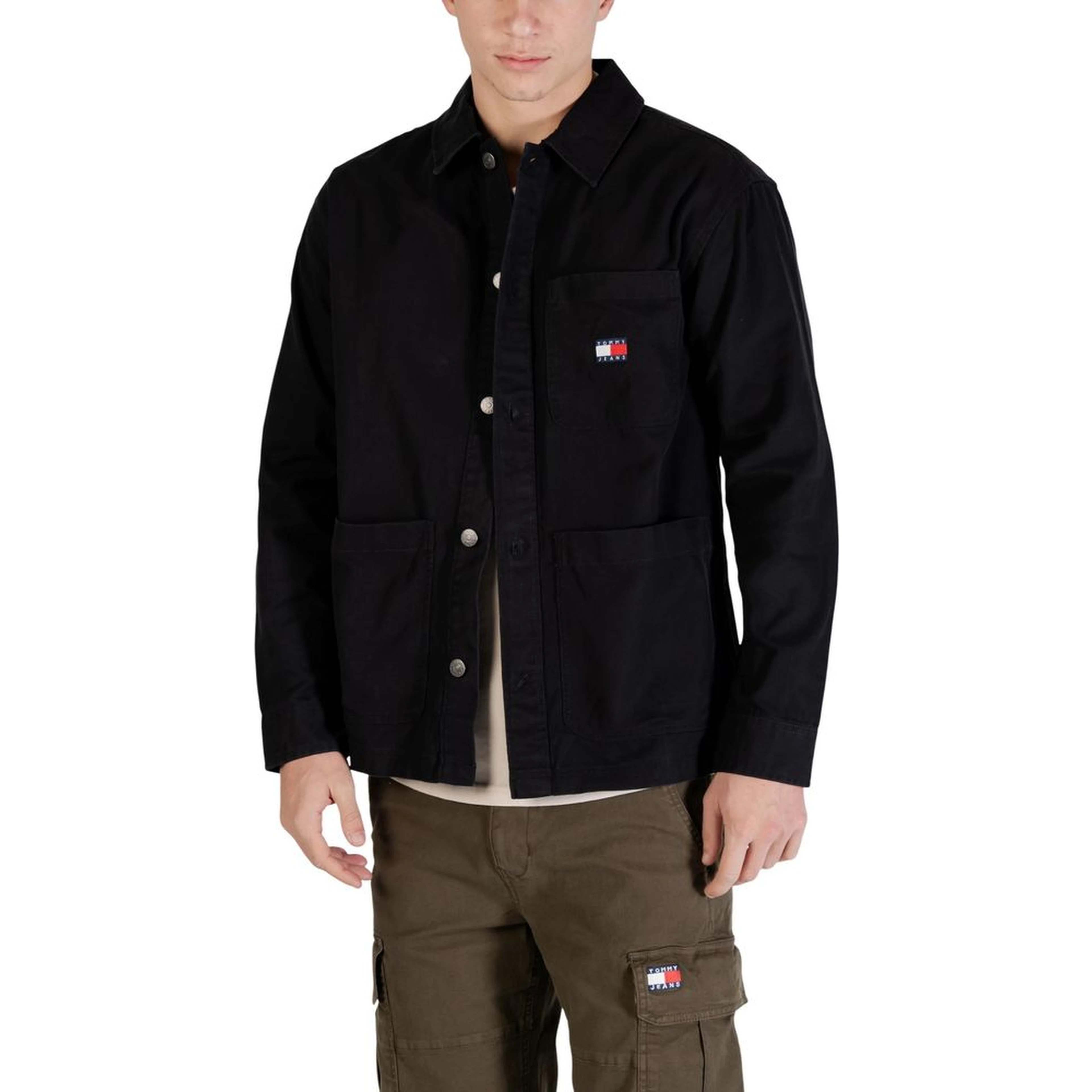 Black Recycled Cotton Jacket