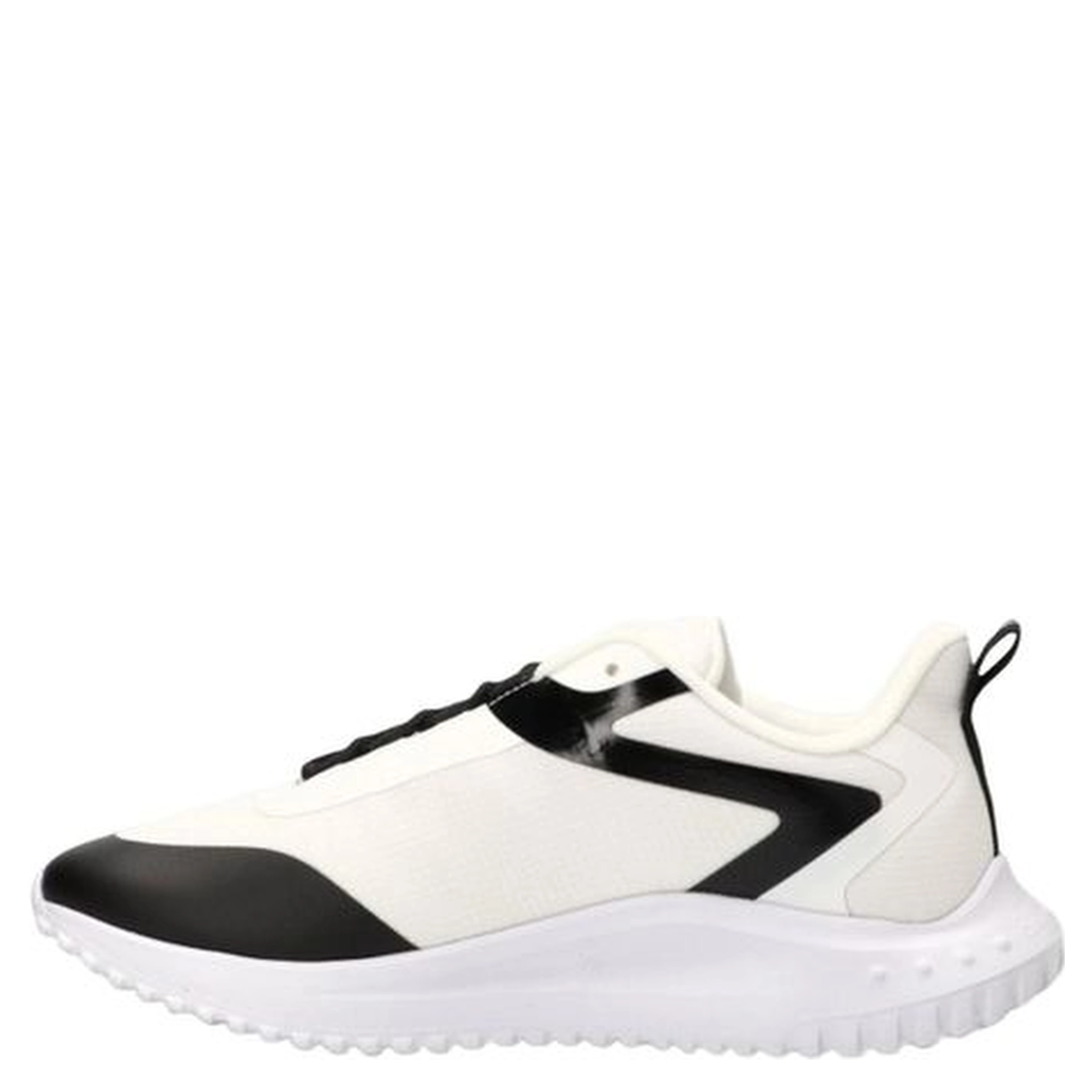 Black And White Recycled Polyester Athletic Sneakers