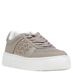 Brown Polyamide Athletic Sneakers