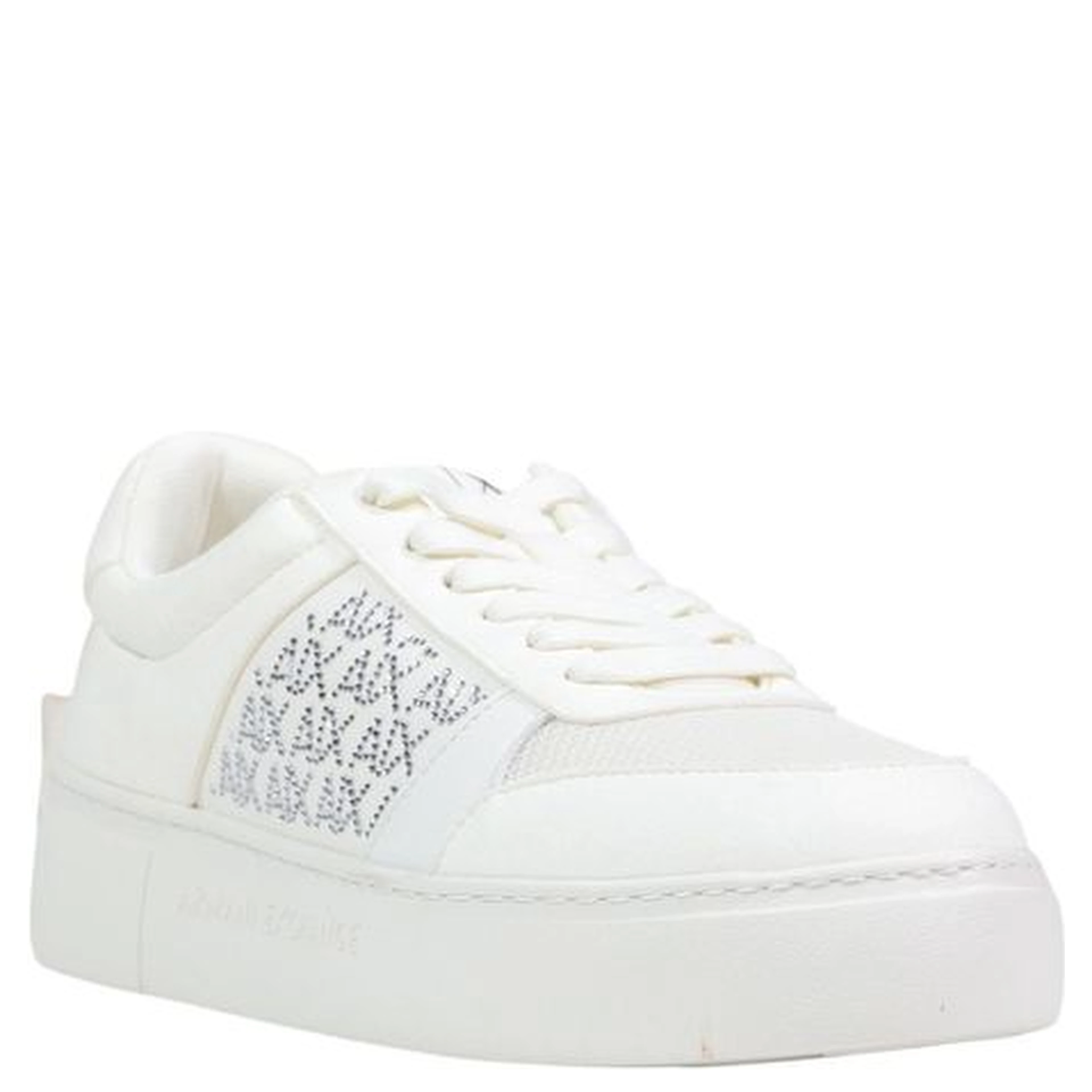White Polyamide Athletic Sneakers