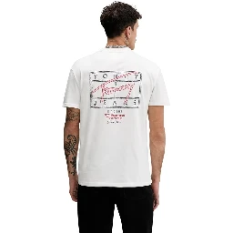 Cream Recycled Cotton T-Shirt