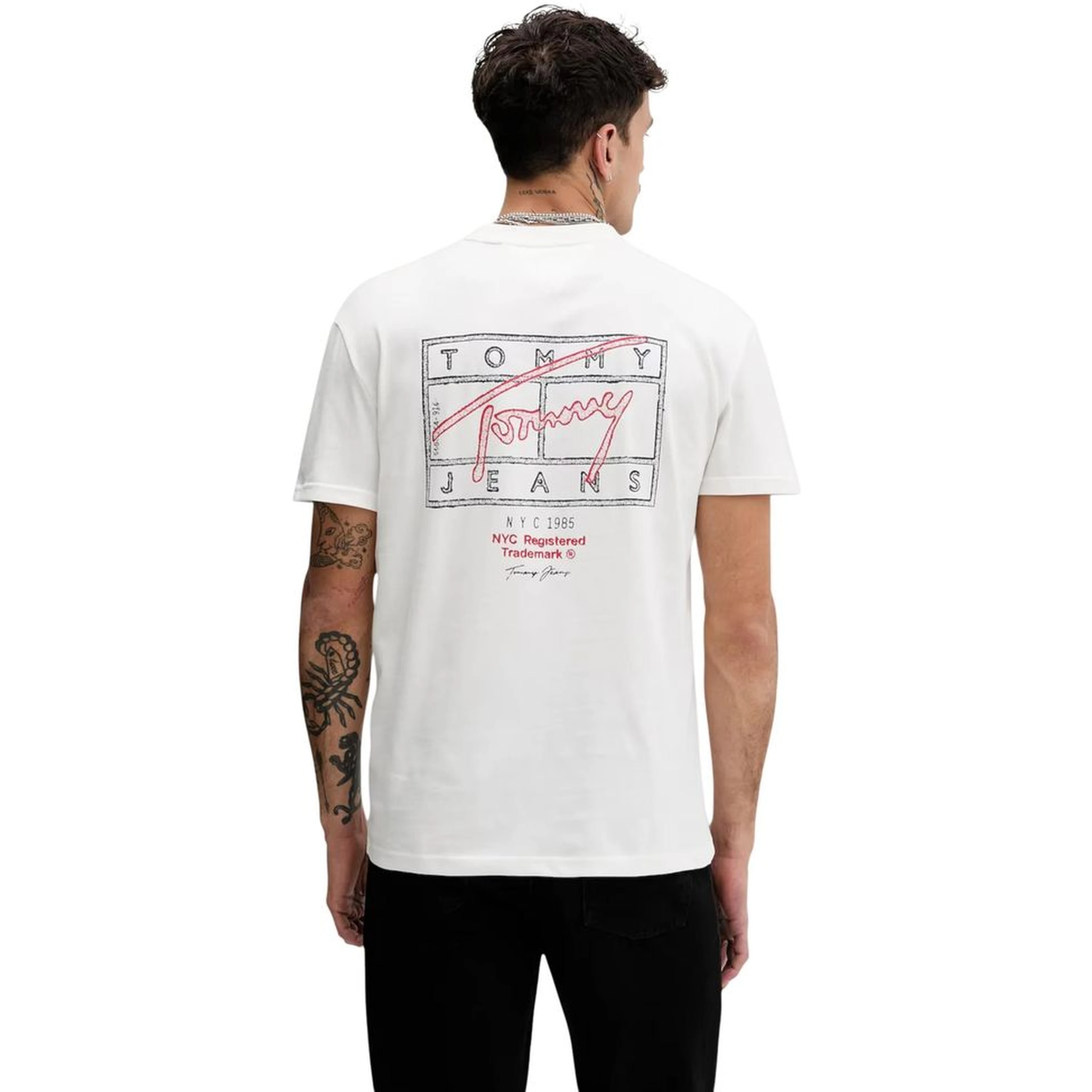 Cream Recycled Cotton T-Shirt