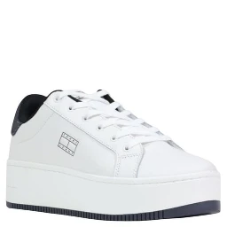 White Leather Chunky Sneakers