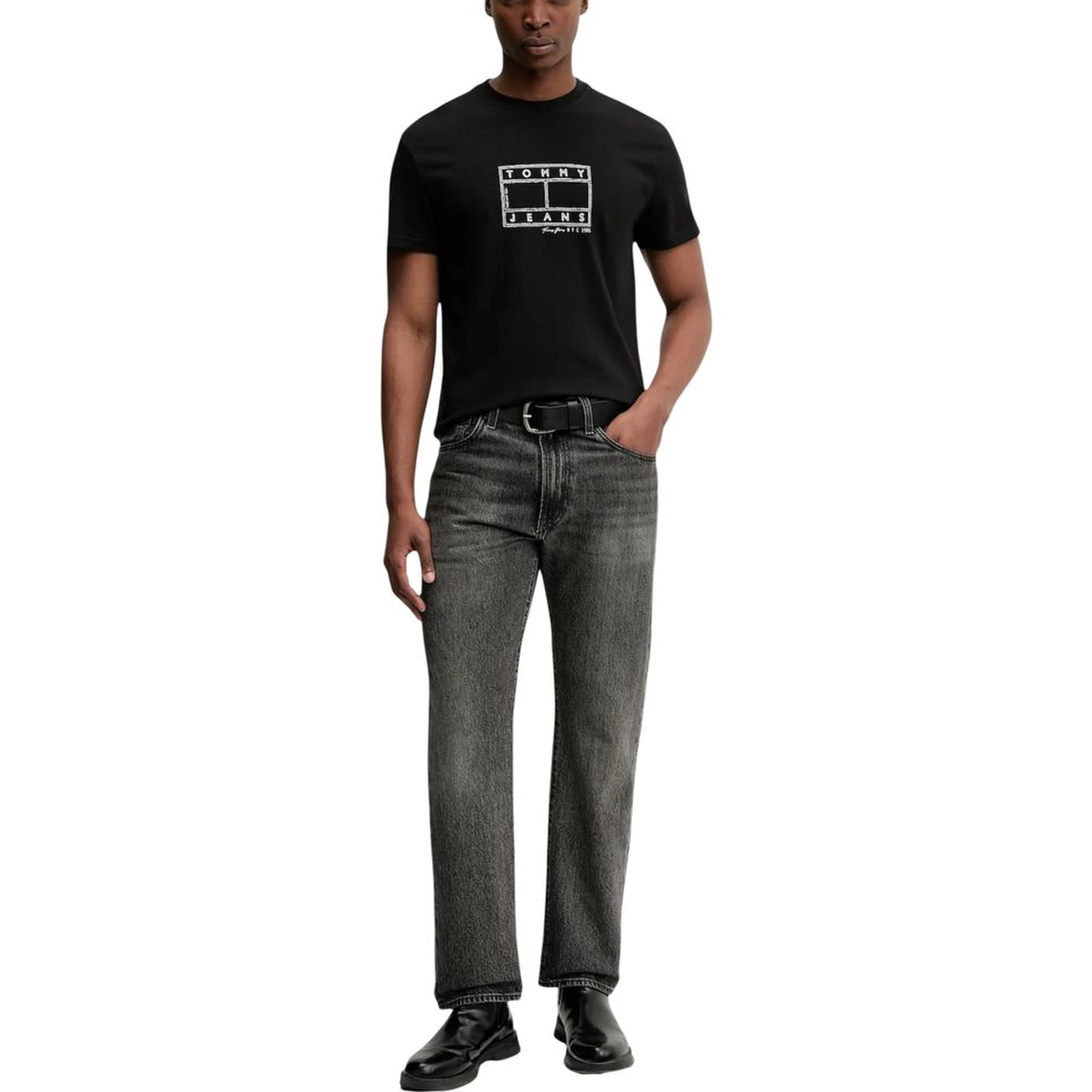 Black Recycled Cotton T-Shirt