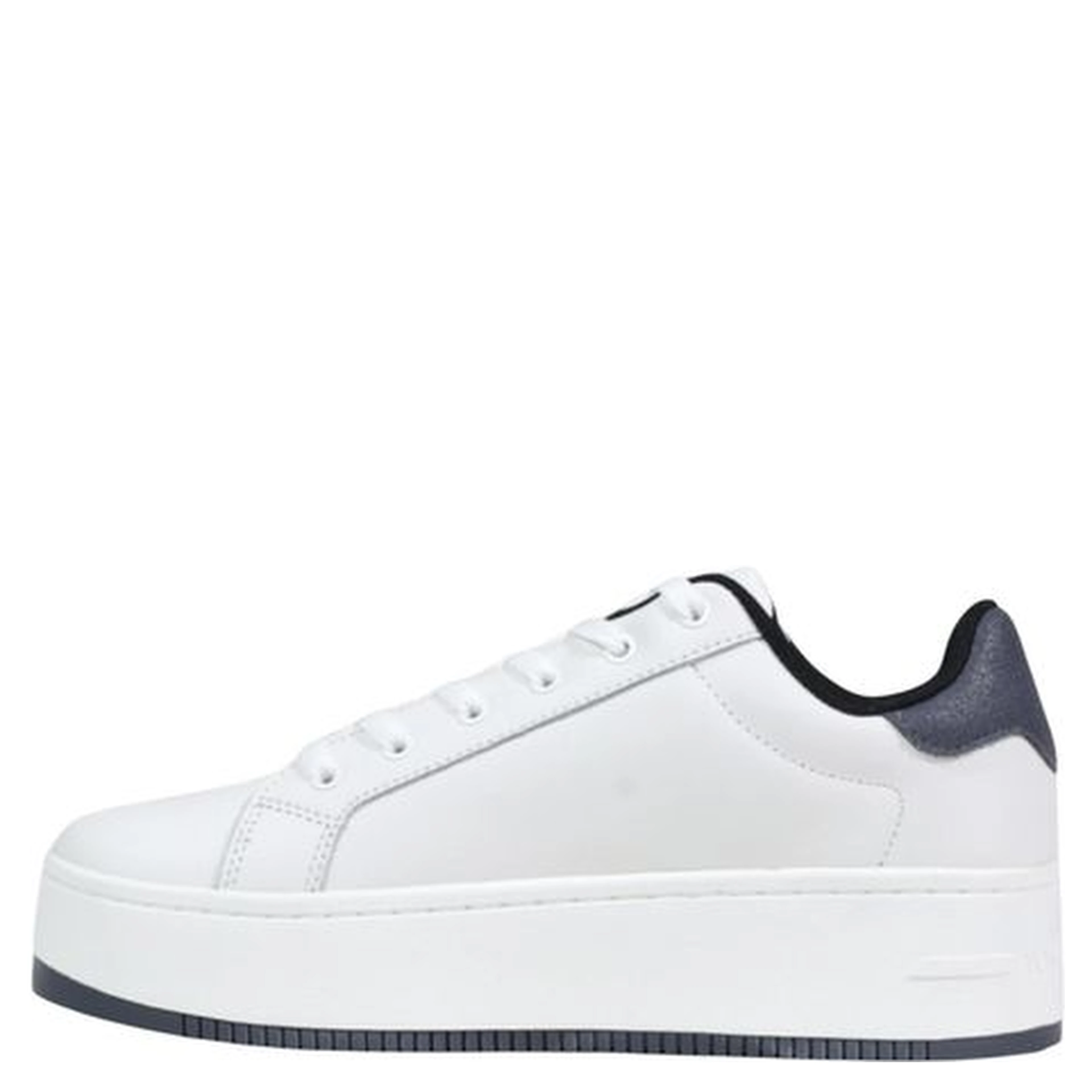 White Leather Chunky Sneakers