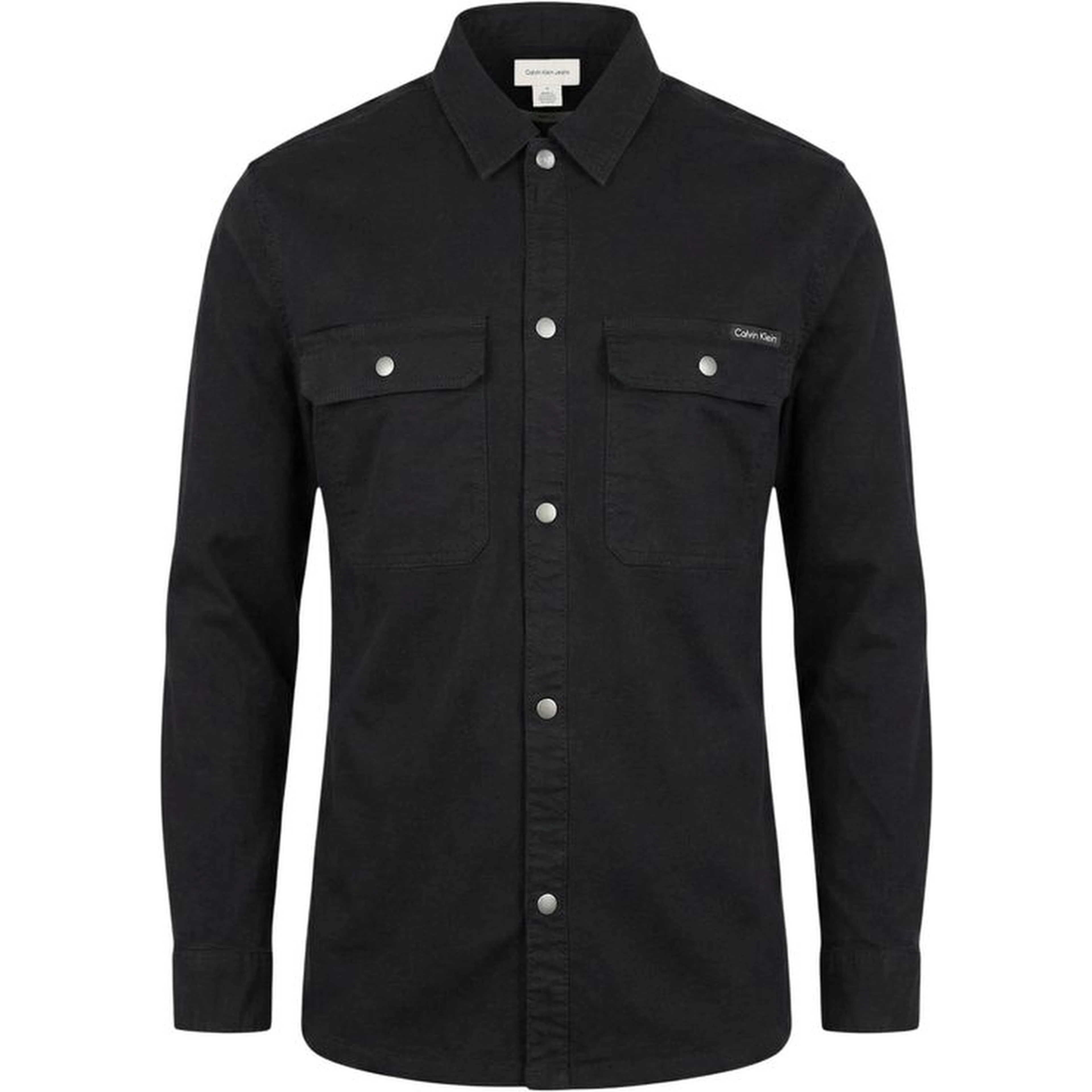 Black Cotton Dress Shirt