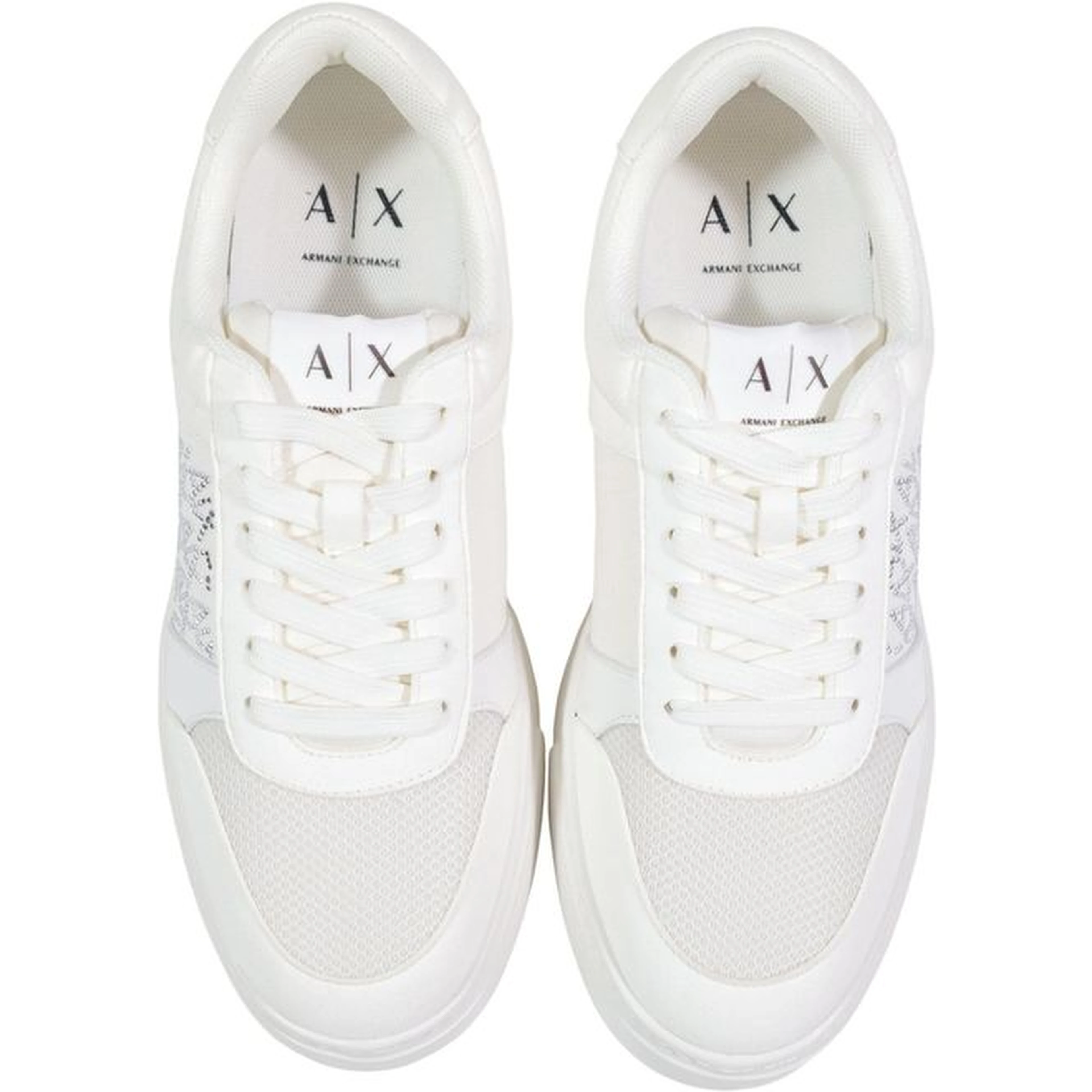 White Polyamide Athletic Sneakers