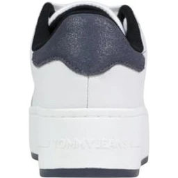 White Leather Chunky Sneakers
