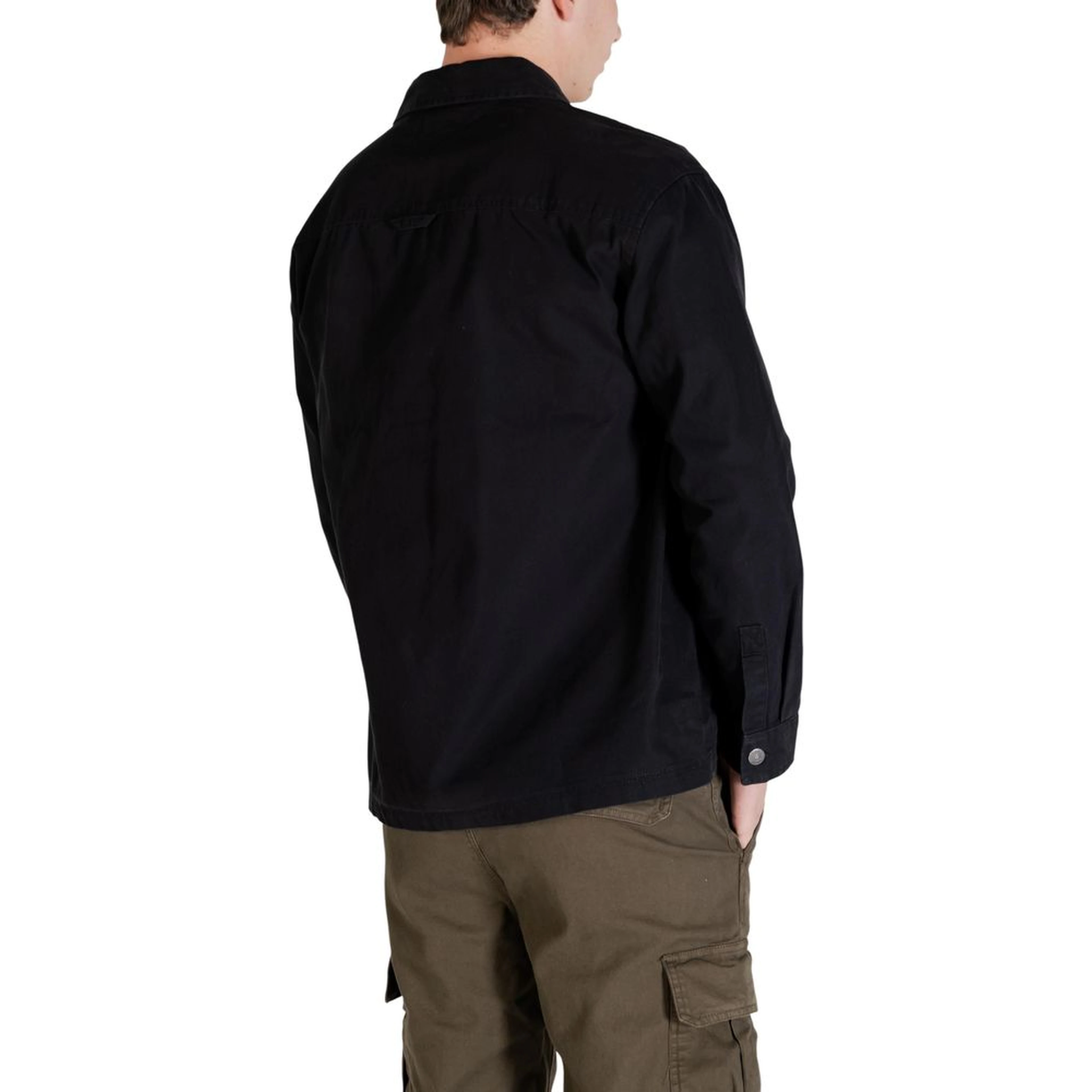 Black Recycled Cotton Jacket