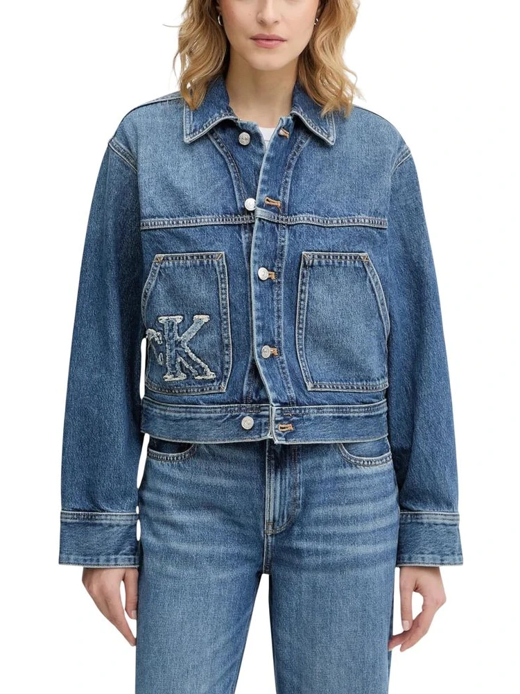 Blue Cotton Denim Jacket