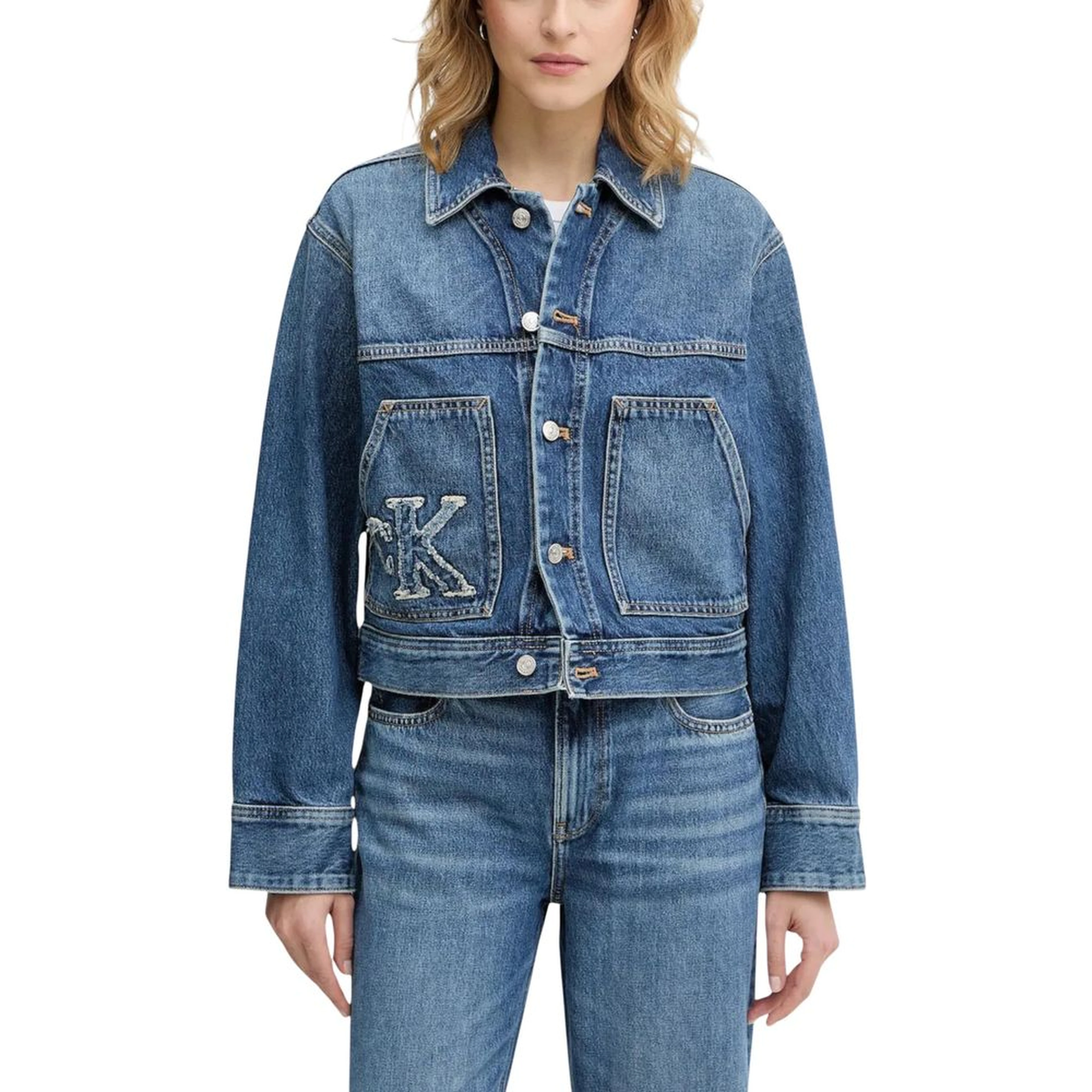 Blue Cotton Denim Jacket