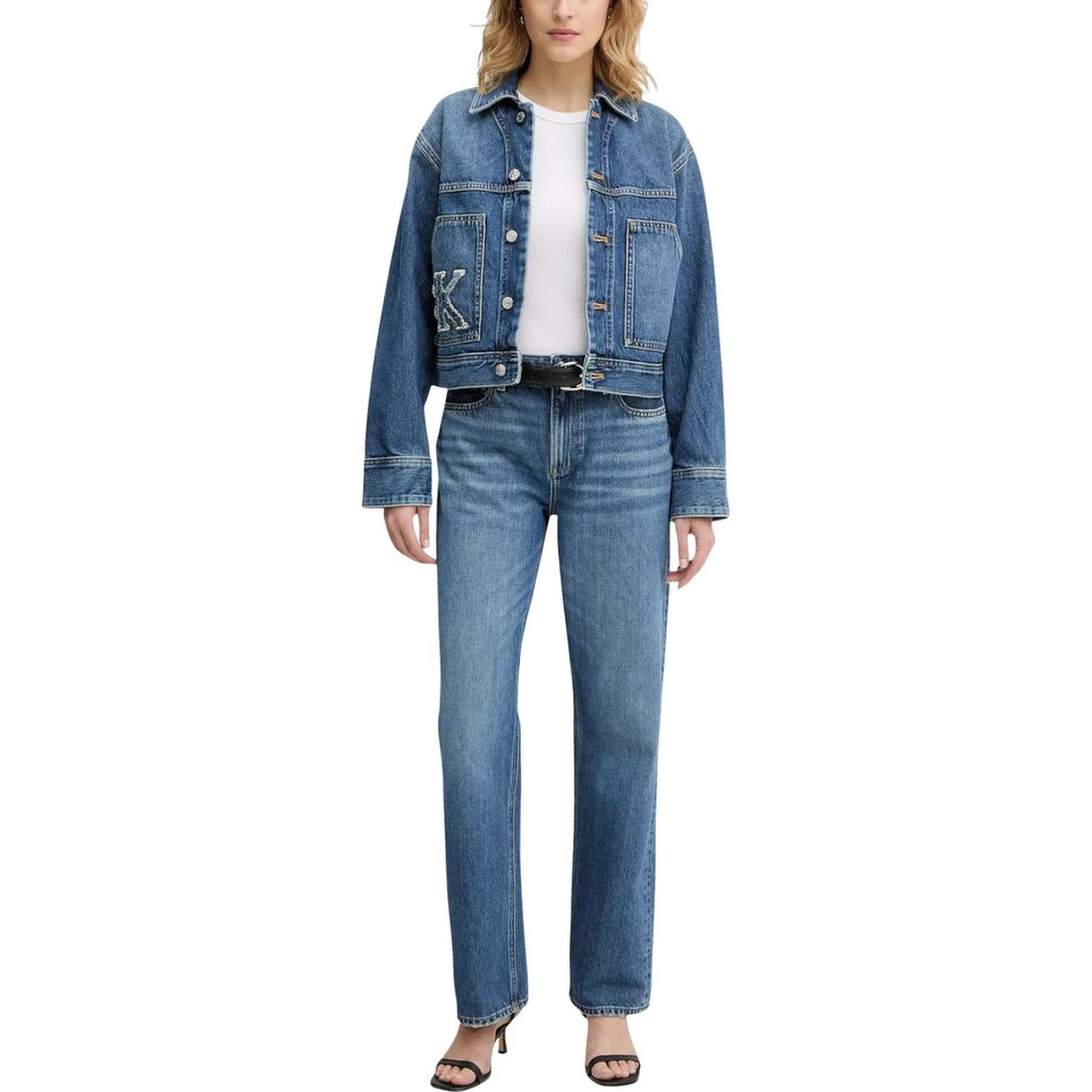 Blue Cotton Denim Jacket