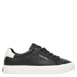 Black Leather Low Top Sneakers