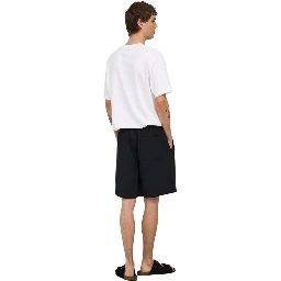 Black Recycled Polyester Bermuda Shorts
