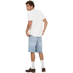 Light Blue Organic Cotton Bermuda Shorts