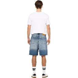 Light Blue Organic Cotton Bermuda Shorts
