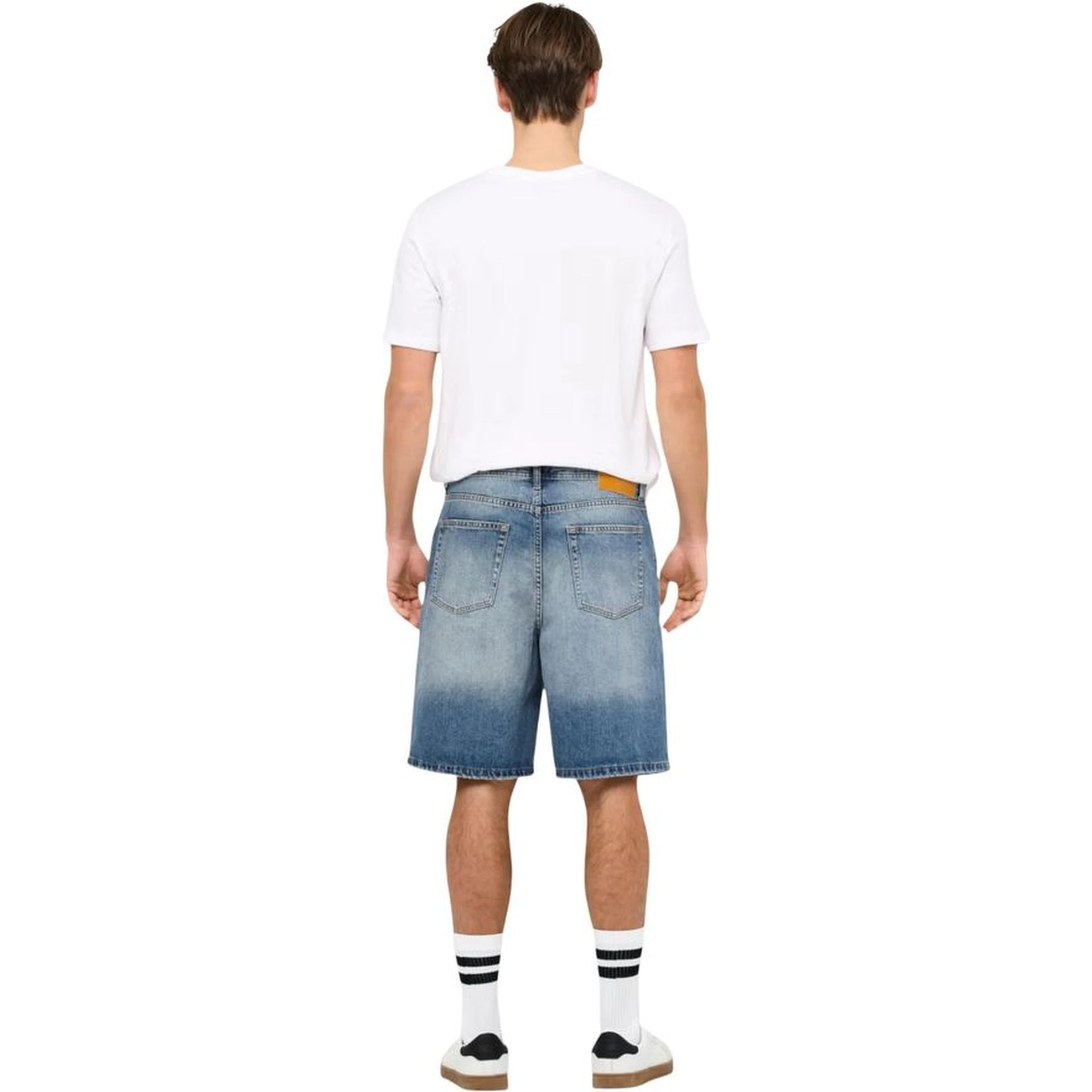 Light Blue Organic Cotton Bermuda Shorts