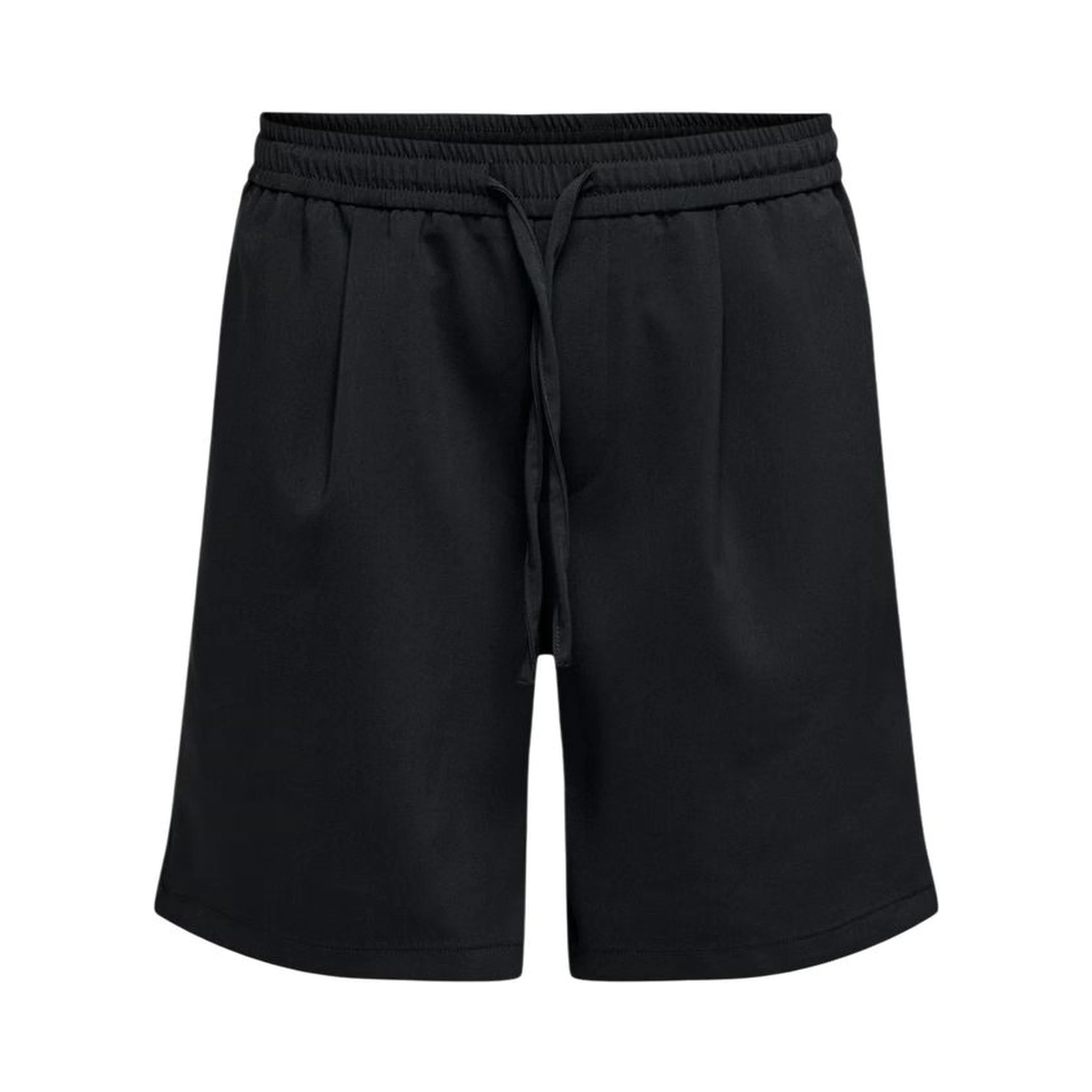 Black Recycled Polyester Bermuda Shorts