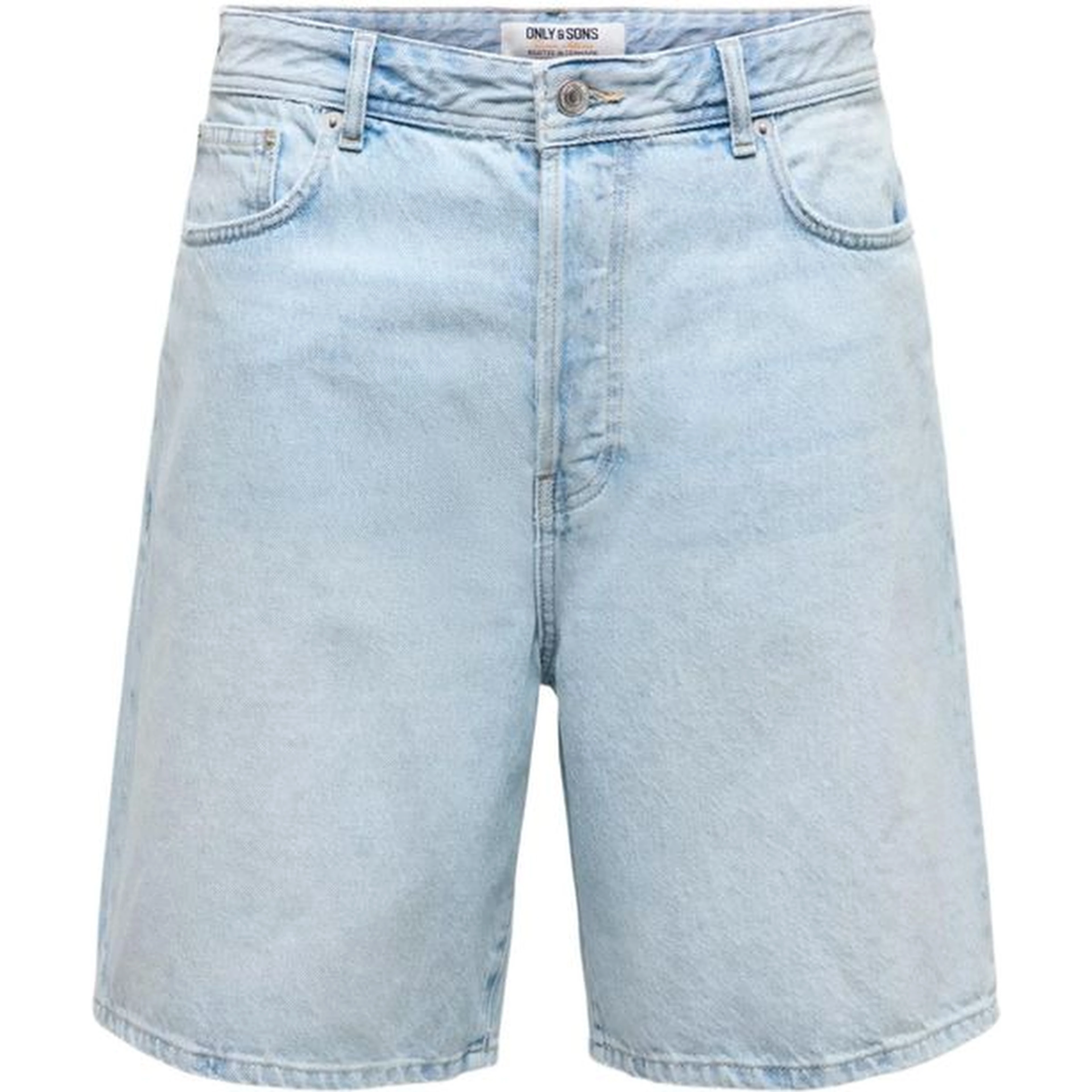 Light Blue Organic Cotton Bermuda Shorts