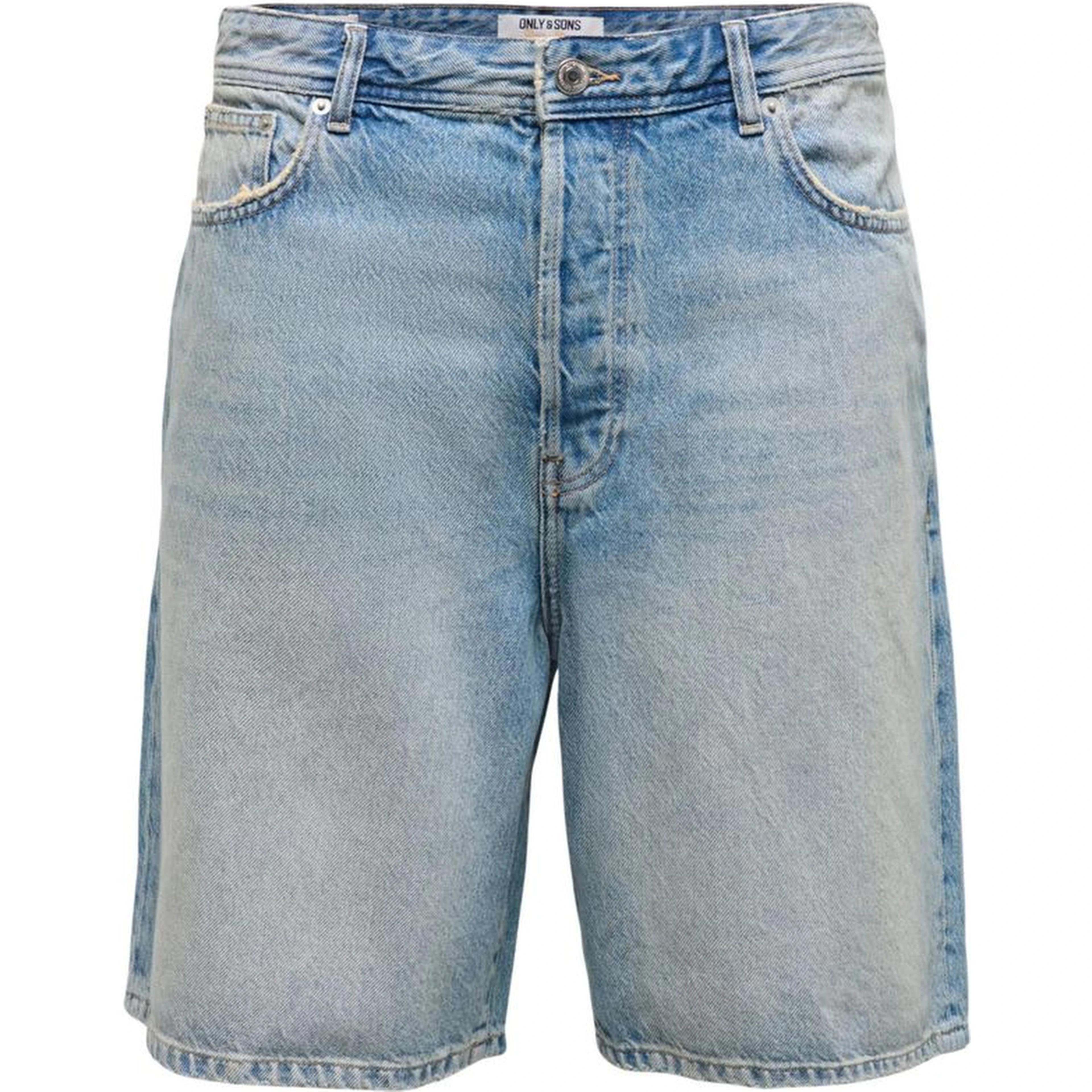 Light Blue Organic Cotton Bermuda Shorts