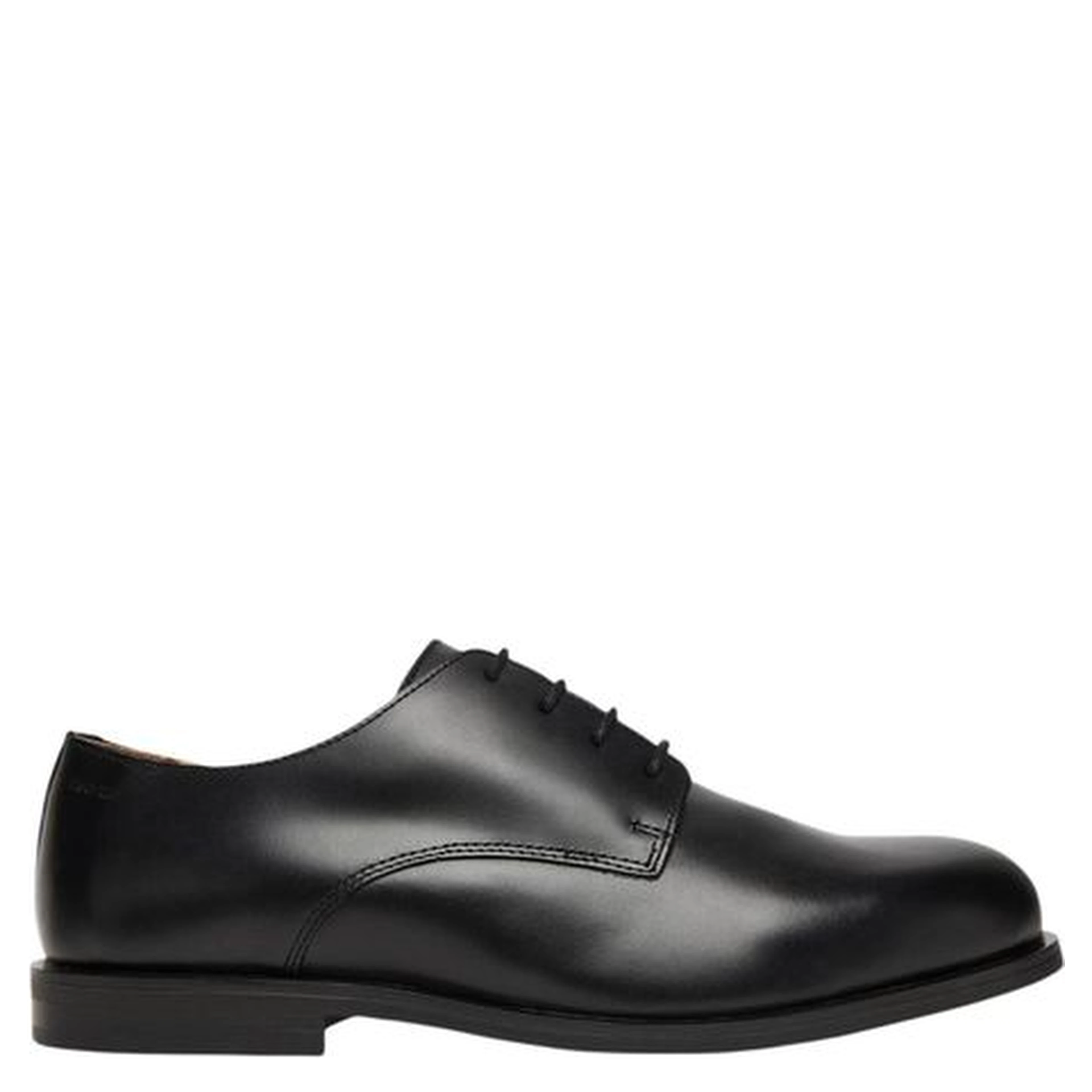 Black Leather Oxfords And Derbies