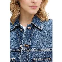 Blue Cotton Denim Jacket