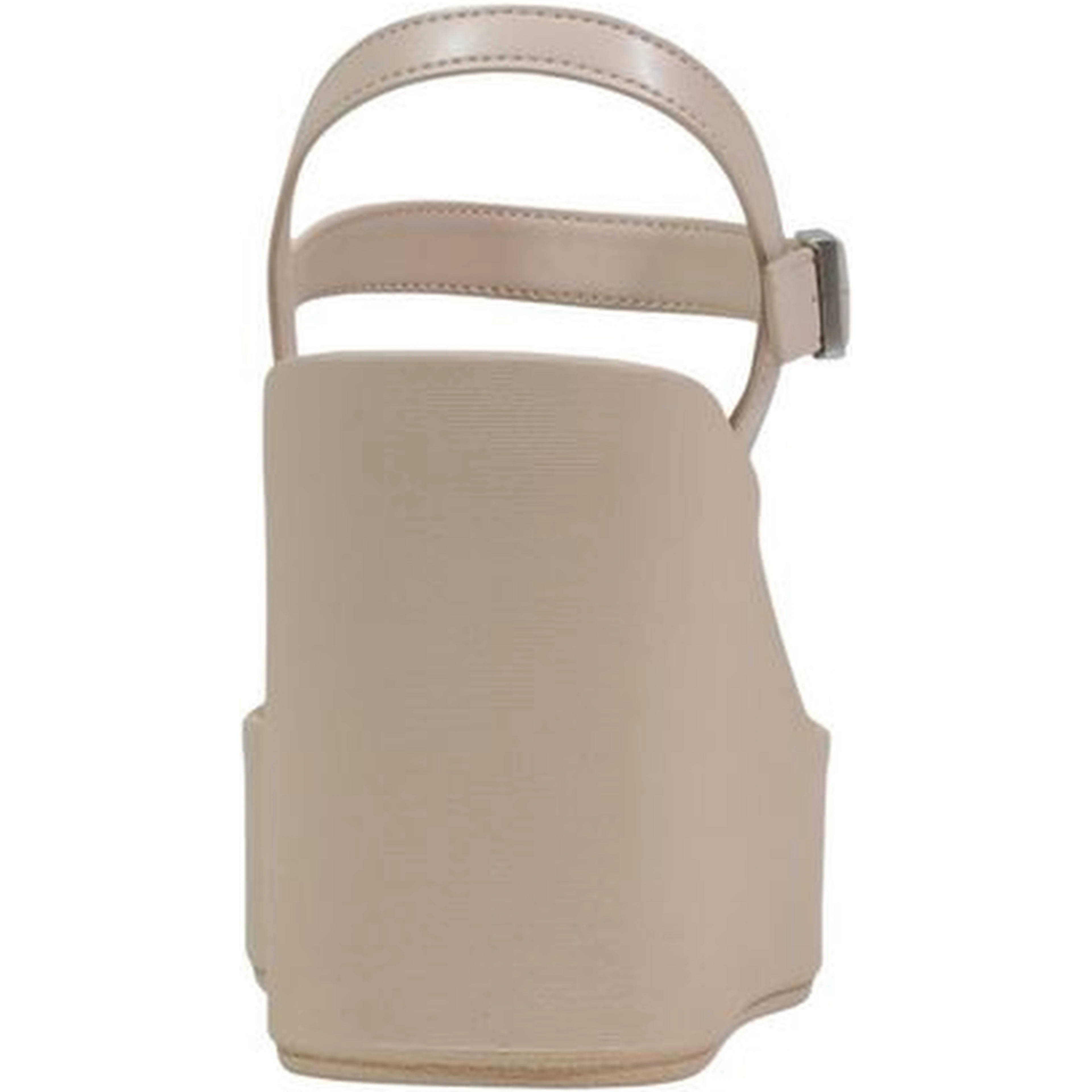 Beige Polyethylene Platform Sandals